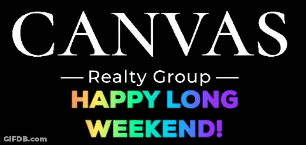 Realty Group Happy Long Weekend Canvas GIF