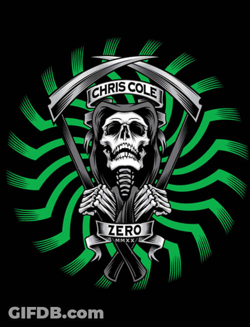 Reaper Chris Cole Skateboard GIF