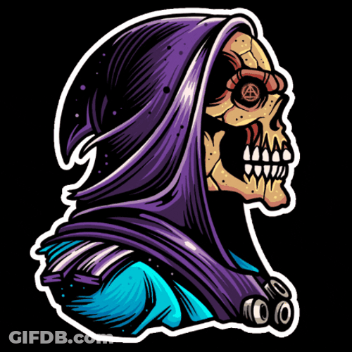 Reaper Skeletor Sticker GIF