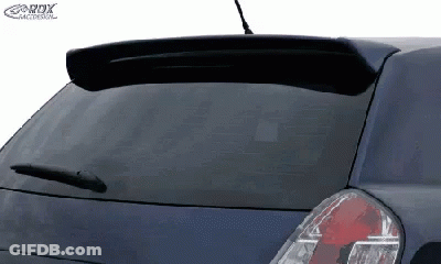 Rear View Car With Rox GIF