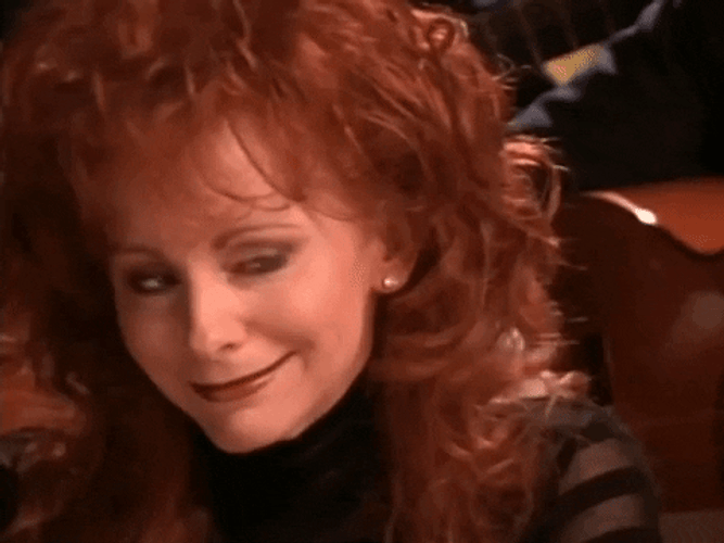 Reba Mcentire Batting Eyes GIF