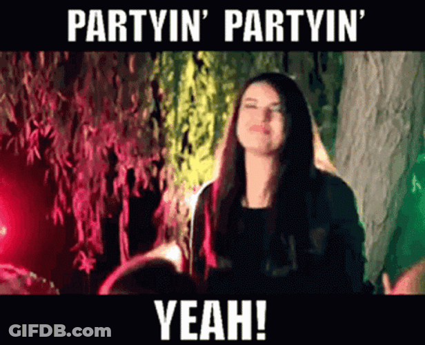 Rebecca Black Friday Partying Music Video GIF