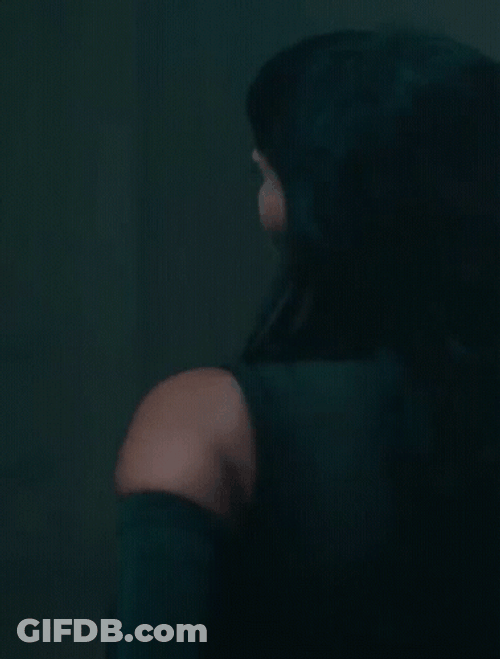 Rebecca Black Friday Spinning Looking Up GIF