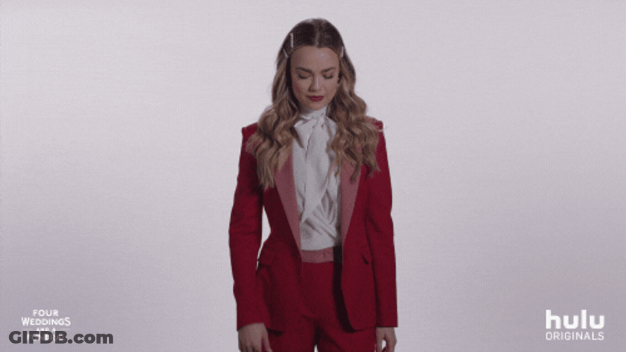 Rebecca Rittenhouse Chest Touch GIF