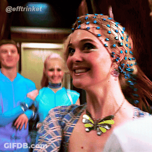 Rebecca Wisocky Playing Character In TV Show GIF
