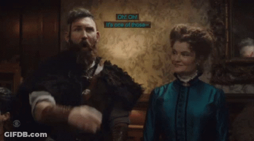 Rebecca Wisocky Playing TV Character GIF