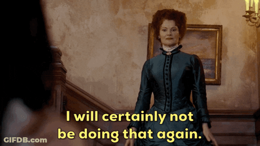 Rebecca Wisocky Will Not Again Do It GIF