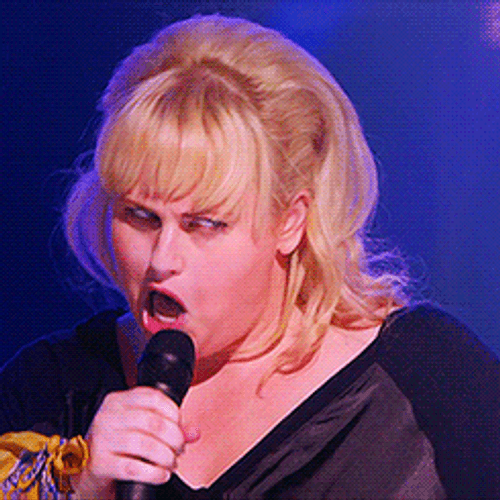 Rebel Wilson Singing GIF
