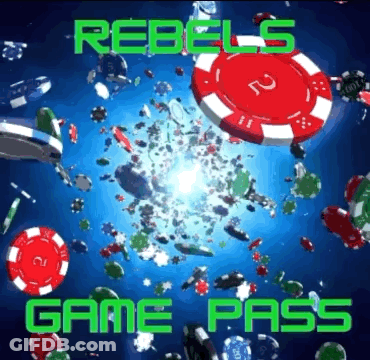 Rebels Game Pass With Poker Chips GIF