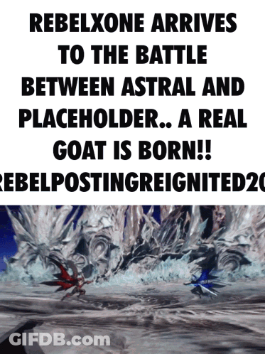 Rebelxone Arrives Astral Placeholder Real Goat Born GIF