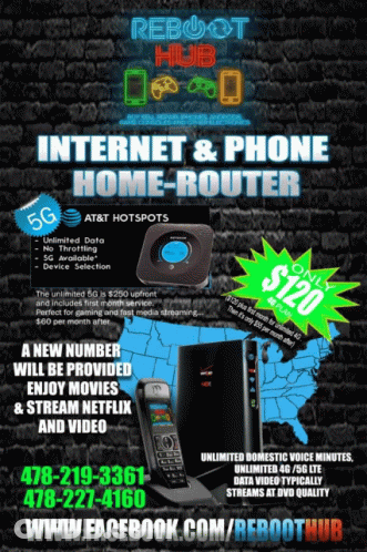 Reboot Hub Internet And Phone Home-Router Ad GIF