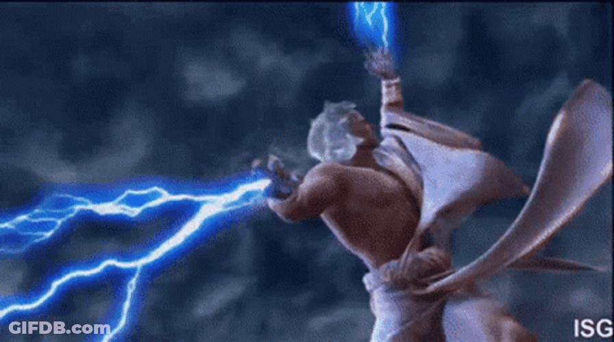 Reborn Zeus Thunder GIF