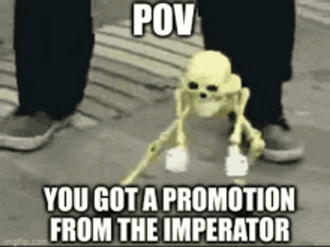 Received Promotion From Imperator  Pov GIF