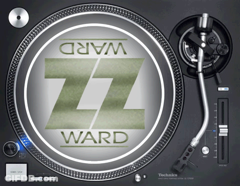 Record Player With Z Ward Logo GIF