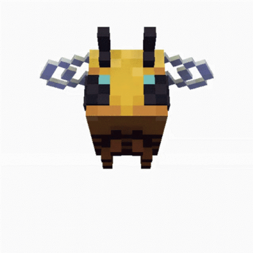 Rectangle Bee Spinning GIF