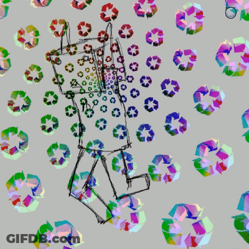 Recycle Sign Rave Party GIF