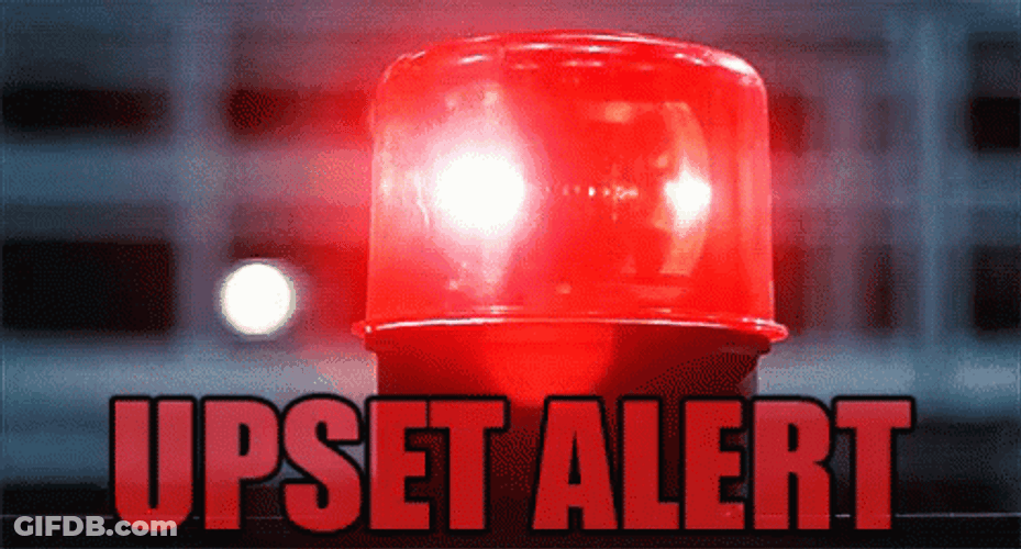Red Alarm Light On Upset Alert GIF