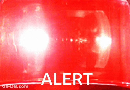 Red Alert Light Close Up GIF