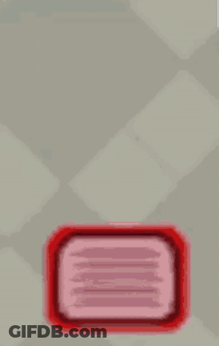 Red Among Us In Red Box GIF