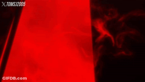 Red And Black Background With Letters Toms GIF
