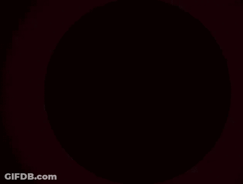 Red And Black Circle With Yellow Arrow Pointing Right GIF