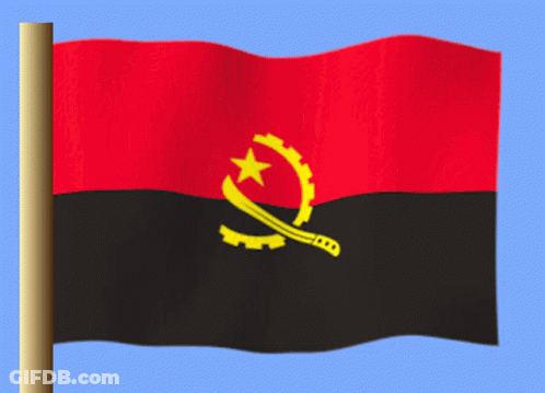 Red And Black Flag With Hammer And Sickle GIF
