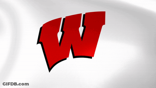 Red And Black Letter W GIF