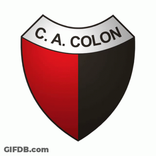 Red And Black Shield With Colon GIF