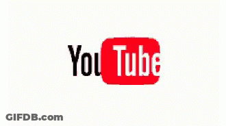 Red And Black YouTube Logo Play Button GIF