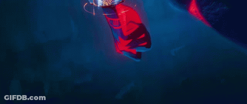Red And Blue Object Close Up GIF