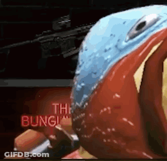 Red And Blue Object With The Bungie GIF