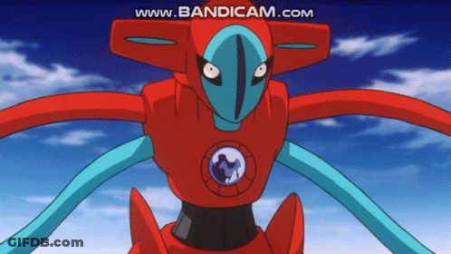 Red And Blue Robot With Bandicam.com GIF