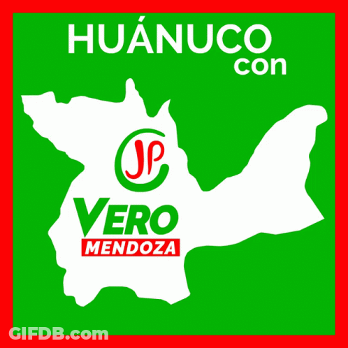 Red And Green Vera Mendoza Map Poster GIF