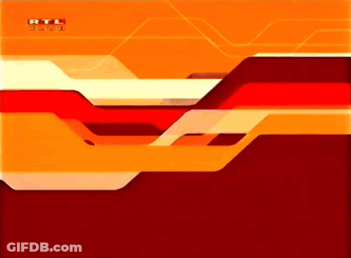 Red And Orange Background With RTL Logo GIF