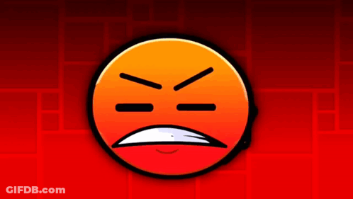 Red And Orange Smiley Face GIF