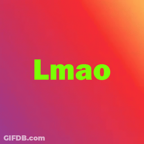 Red And Purple Background With White LMAO GIF