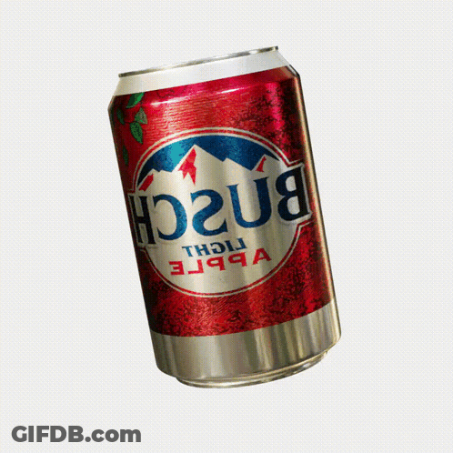 Red And Silver Can Of BN2U8 GIF