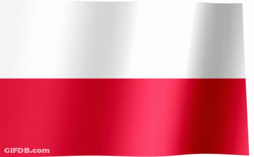 Red And White Flag Waving GIF