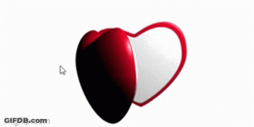 Red And White Heart With Imgflip.com GIF