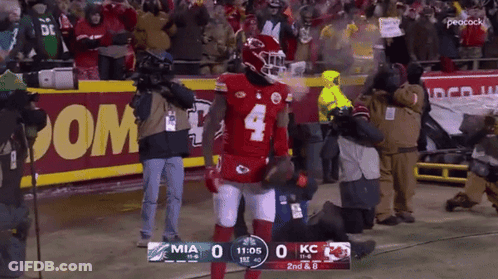 Red And White Jersey Man In Locker Room GIF