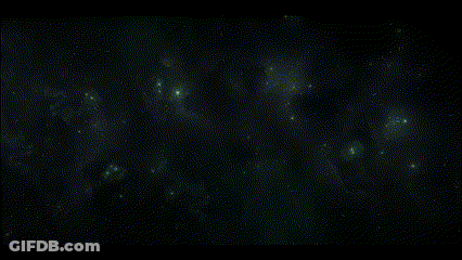 Red And White Spaceship With Word Raven GIF