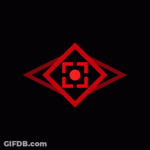 Red And White Triangle Arrows Up And Down GIF