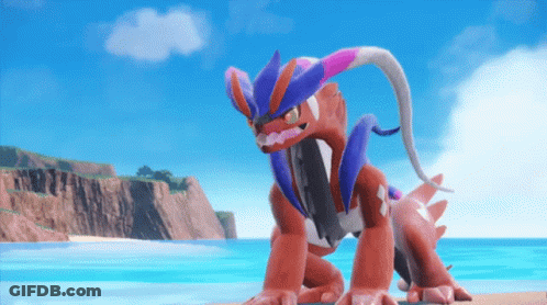 Red And White Worm With E Dance GIF