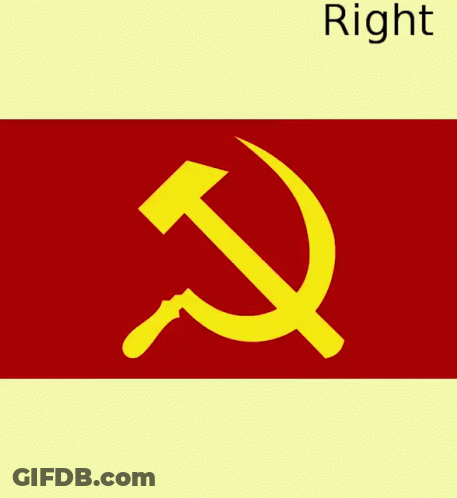 Red And Yellow Background Saying Right And Successful GIF