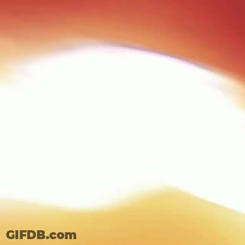 Red And Yellow Background With White Circle GIF