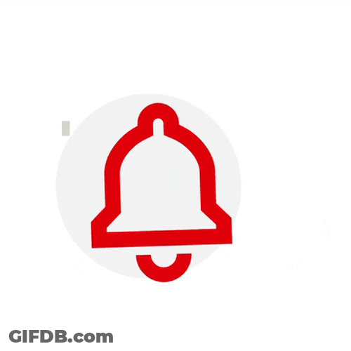 Red Animated Bell Ringing GIF