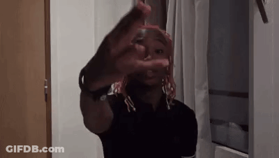 Red Apple With White Face And Limbs GIF