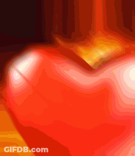 Red Apple With Yellow Stripe GIF