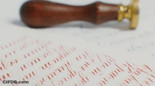 Red Approved Stamp On Paper GIF