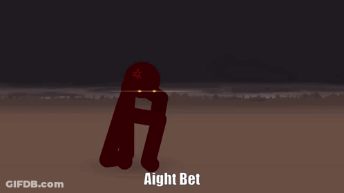 Red Arrow Saying Aight Bet GIF